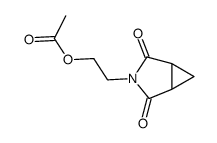 2-(2,4-dioxo-3-azabicyclo[3.1.0]hexan-3-yl)ethyl acetate结构式
