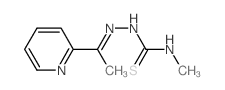 Hydrazinecarbothioamide,N-methyl-2-[1-(2-pyridinyl)ethylidene]-结构式