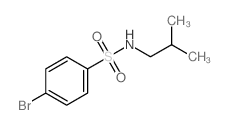 Benzenesulfonamide, 4-bromo-N-(2-methylpropyl)-结构式