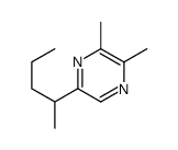 Pyrazine, 2,3-dimethyl-5-(1-methylbutyl)- (9CI)结构式