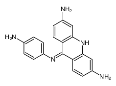 9-N-(4-aminophenyl)acridine-3,6,9-triamine结构式