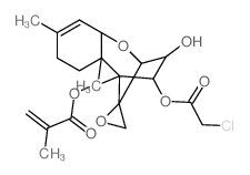 4β-(Chloroacetoxy)-15-(2'-methylpropenoyloxy)-3α-hydroxy-12,13-epoxytrichothec-9-ene Structure