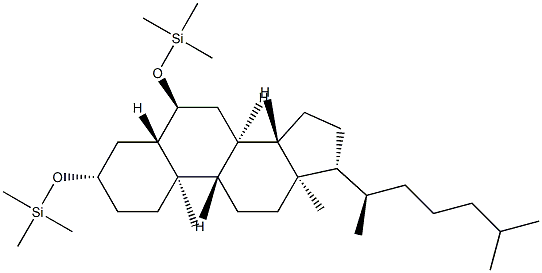 3β,6α-Bis[(trimethylsilyl)oxy]-5α-cholestane picture