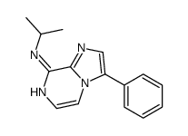 3-phenyl-N-propan-2-ylimidazo[1,2-a]pyrazin-8-amine结构式