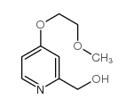 4-METHOXYETHOXY-2-HYDROXYMETHYLPYRIDINE structure