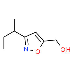 5-Isoxazolemethanol,3-(1-methylpropyl)-(9CI) structure