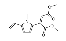 dimethyl (1-methyl-5-vinyl-2-pyrrolyl)maleate结构式