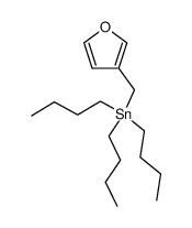 (3-furyl)methyl-tri-n-butylstannane结构式