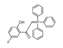 1-(5-Fluoro-2-hydroxyphenyl)-2-(triphenylphosphoranylidene)ethanone结构式