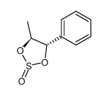(4S,5S)-4-methyl-5-phenyl-1,3,2-dioxathiolane-2-oxide Structure