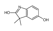5-hydroxy-3,3-dimethyl-2,3-dihydro-1H-indol-2-one结构式