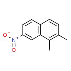 Naphthalene, 1,2-dimethyl-7-nitro- (9CI) Structure