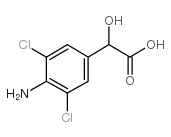 (4-Amino-3,5-dichlorophenyl)glycolic acid structure