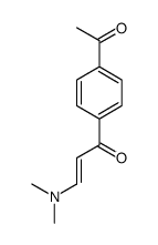 1-(4-acetylphenyl)-3-(dimethylamino)prop-2-en-1-one结构式