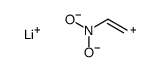lithium,1-nitroethene Structure