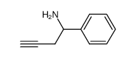 1-phenyl-1-amino-3-butyne Structure