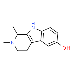 1H-Pyrido[3,4-b]indol-6-ol,2,3,4,9-tetrahydro-1,2-dimethyl-(9CI)结构式