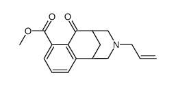 11-allyl-8-oxo-11-aza-tricyclo[7.3.1.02,7]trideca-2(7),3,5-triene-6-carboxylic acid methyl ester Structure