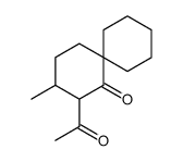 4-acetyl-3-methylspiro[5.5]undecan-5-one Structure