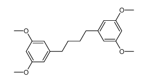 1,4-bis(3,5-dimethoxyphenyl)butane Structure
