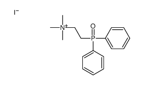2-diphenylphosphorylethyl(trimethyl)azanium,iodide Structure