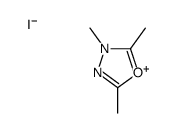 2,3,5-trimethyl-1,3,4-oxadiazol-3-ium,iodide Structure