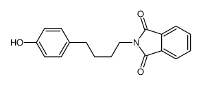 2-[4-(4-hydroxyphenyl)butyl]isoindole-1,3-dione Structure