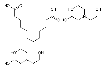 dodecanedioic acid, compound with 2,2',2''-nitrilotriethanol (1:2) Structure