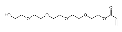 14-hydroxy-3,6,9,12-tetraoxatetradecyl acrylate Structure