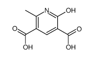 2-hydroxy-6-methyl-pyridine-3,5-dicarboxylic acid Structure