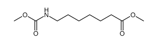 7-methoxycarbonylamino-heptanoic acid methyl ester Structure