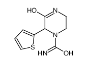 1-Piperazinecarboxamide, 3-oxo-2-(2-thienyl)-结构式