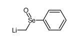 1-lithiomethyl phenyl selenoxide结构式