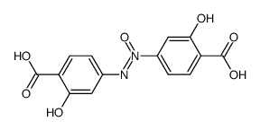 2,2'-dihydroxy-4,4'-azoxy-di-benzoic acid Structure