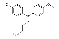 2-[(4-chlorophenyl)-(4-methoxyphenyl)boranyl]oxyethanamine Structure
