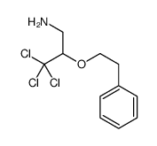 3,3,3-trichloro-2-(2-phenylethoxy)propan-1-amine Structure