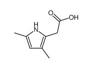 (3,5-dimethyl-pyrrol-2-yl)-acetic acid Structure