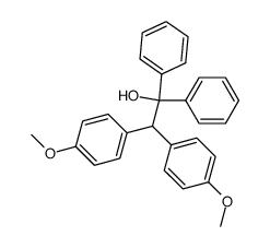 2,2-bis-(4-methoxy-phenyl)-1,1-diphenyl-ethanol Structure