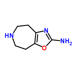 5,6,7,8-Tetrahydro-4H-[1,3]oxazolo[4,5-d]azepin-2-amine结构式