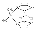 Dimethylsilylbis(cyclopentadienyl)zirconium dichloride structure