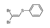 β,β-dibromovinyl phenyl sulfide结构式