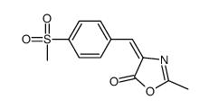 4-(4-METHANESULFONYL-BENZYLIDENE)-2-METHYL-4H-OXAZOL-5-ONE picture