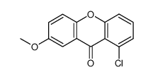 1-chloro-7-methoxy-9H-xanthen-9-one Structure