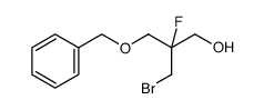 3-bromo-2-fluoro-2-(benzyloxymethyl)propan-1-ol structure