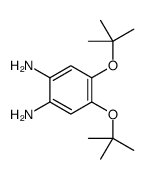 4,5-bis[(2-methylpropan-2-yl)oxy]benzene-1,2-diamine结构式