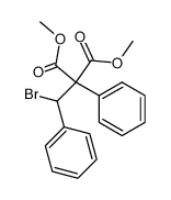 dimethyl 2-(bromo(phenyl)methyl)-2-phenylmalonate Structure