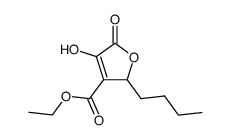 ethyl 4-hydroxy-2-butyl-5-oxo-2,5-dihydrofuran-3-carboxylate Structure