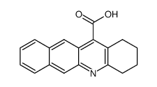 1,2,3,4-tetrahydro-benz[b]acridine-12-carboxylic acid结构式