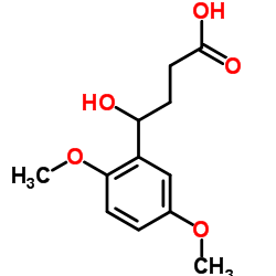 4-(2,5-DIMETHOXY-PHENYL)-4-HYDROXY-BUTYRIC ACID Structure