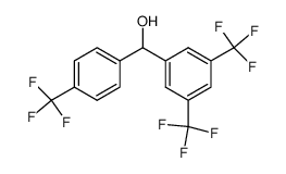 3',4,5'-Tris(trifluormethyl)benzhydrol Structure
